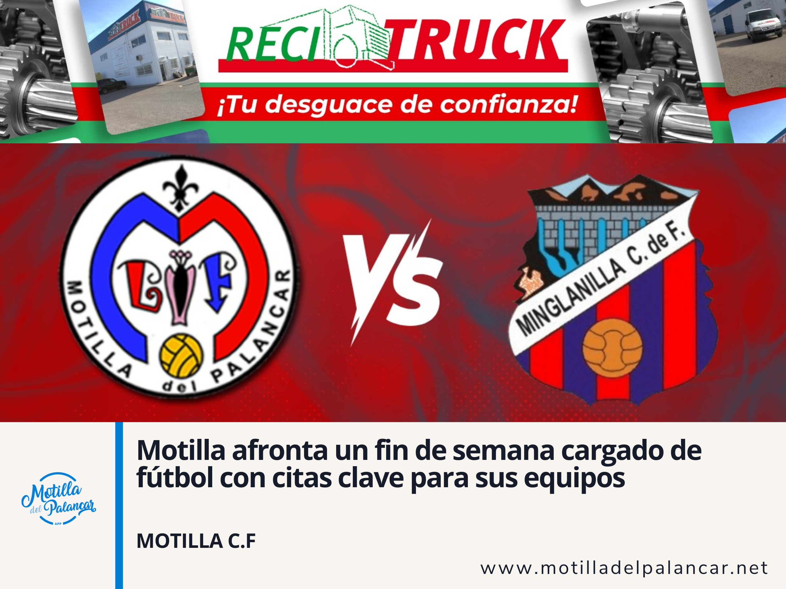 Motilla afronta un fin de semana cargado de fútbol con citas clave para sus equipos  - imagen 1