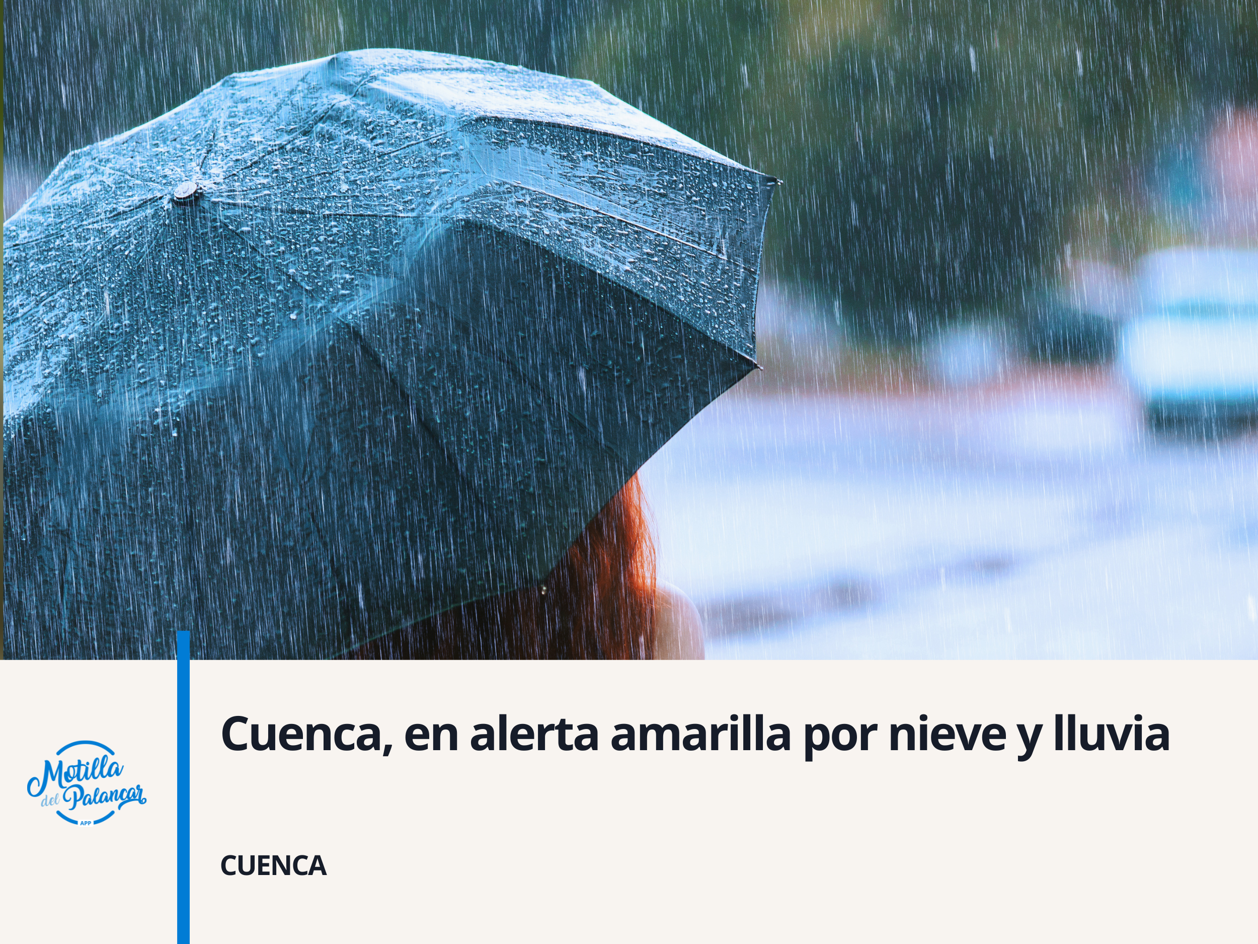 Cuenca, en alerta amarilla por nieve y lluvia - imagen 1