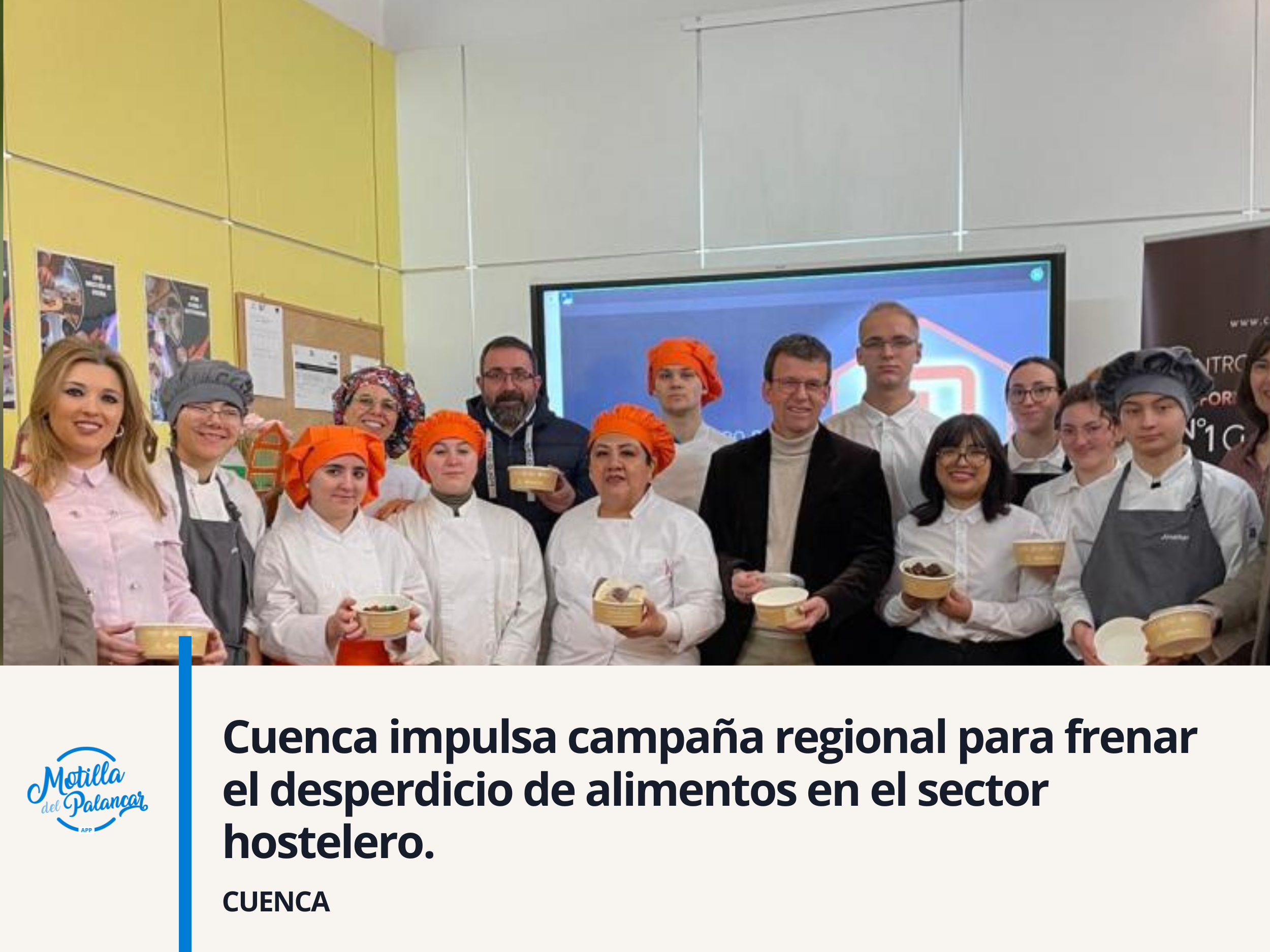 Cuenca impulsa campaña regional para frenar el desperdicio de alimentos en el sector hostelero. - imagen 1