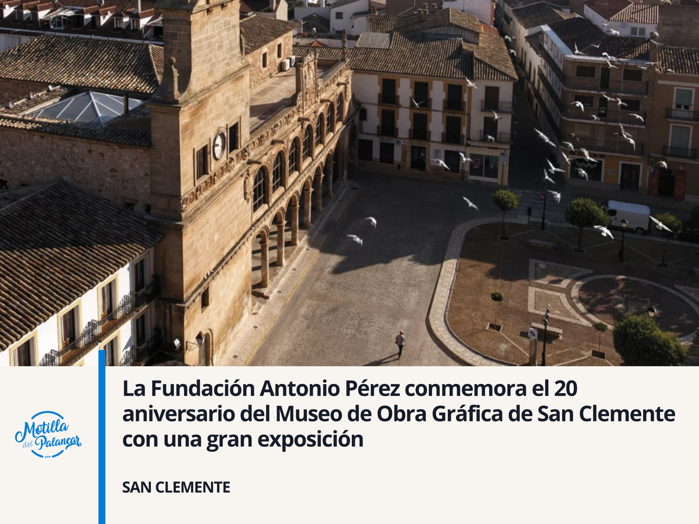 La Fundación Antonio Pérez conmemora el 20 aniversario del Museo de Obra Gráfica de San Clemente con una gran exposición - imagen 1
