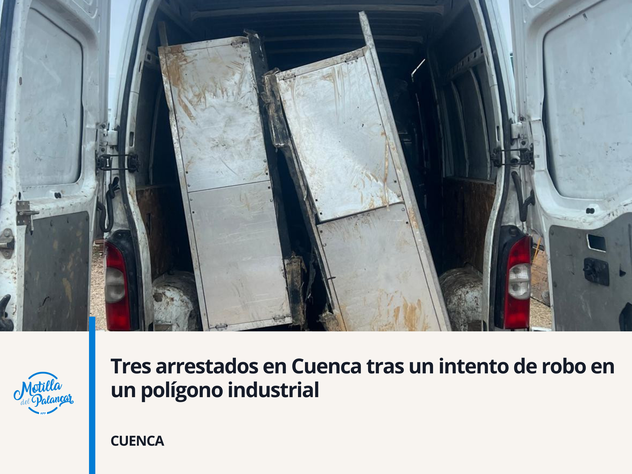 Tres arrestados en Cuenca tras un intento de robo en un polígono industrial - imagen 1