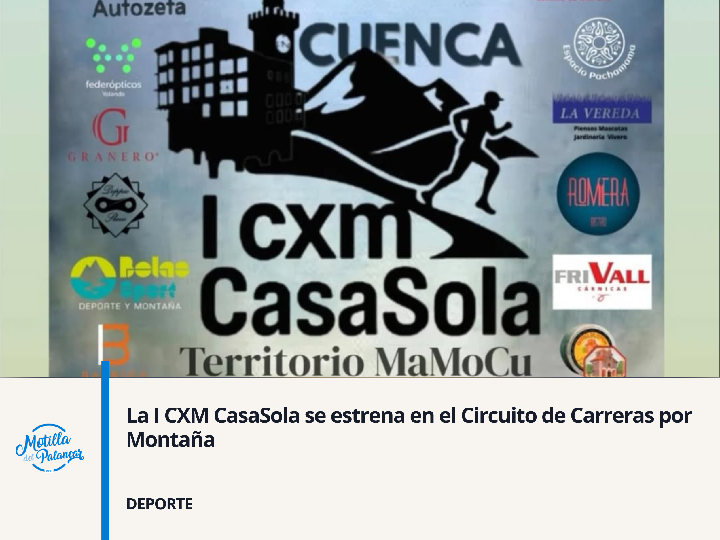 La I CXM CasaSola se estrena en el Circuito de Carreras por Montaña  - imagen 1