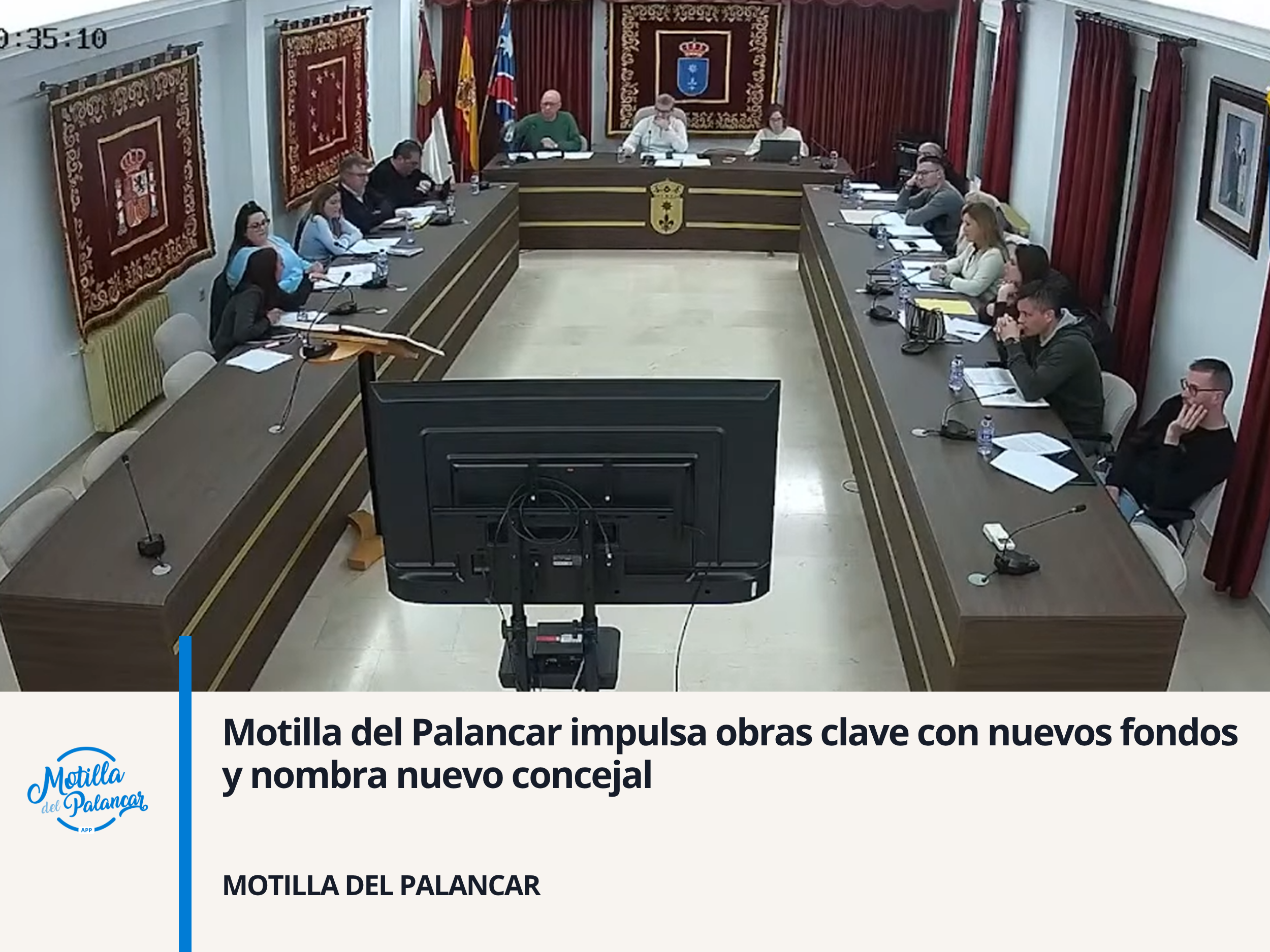 Motilla del Palancar impulsa obras clave con nuevos fondos y nombra nuevo concejal - imagen 1