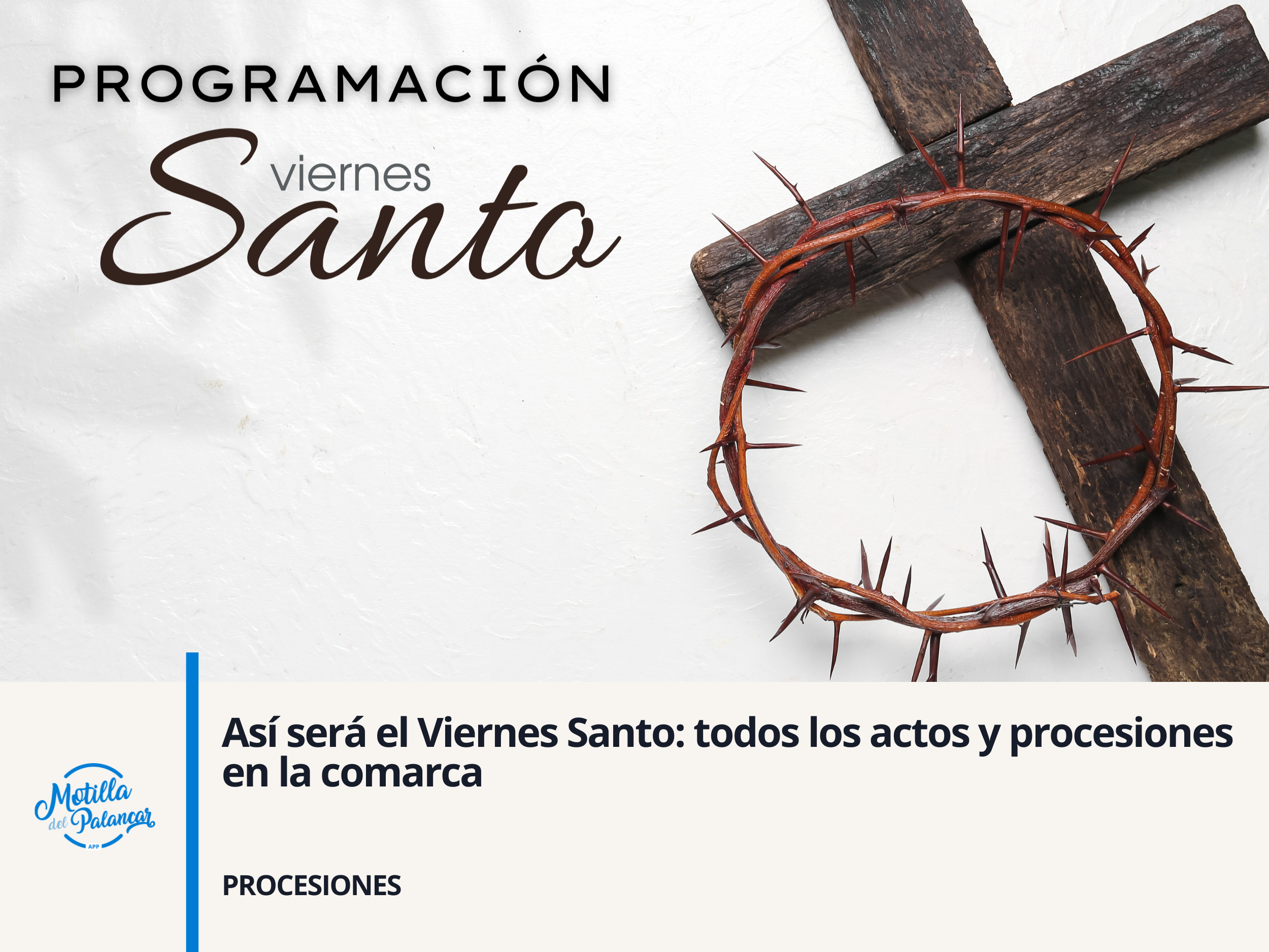 Así será el Viernes Santo: actos y procesiones en la comarca - imagen 1