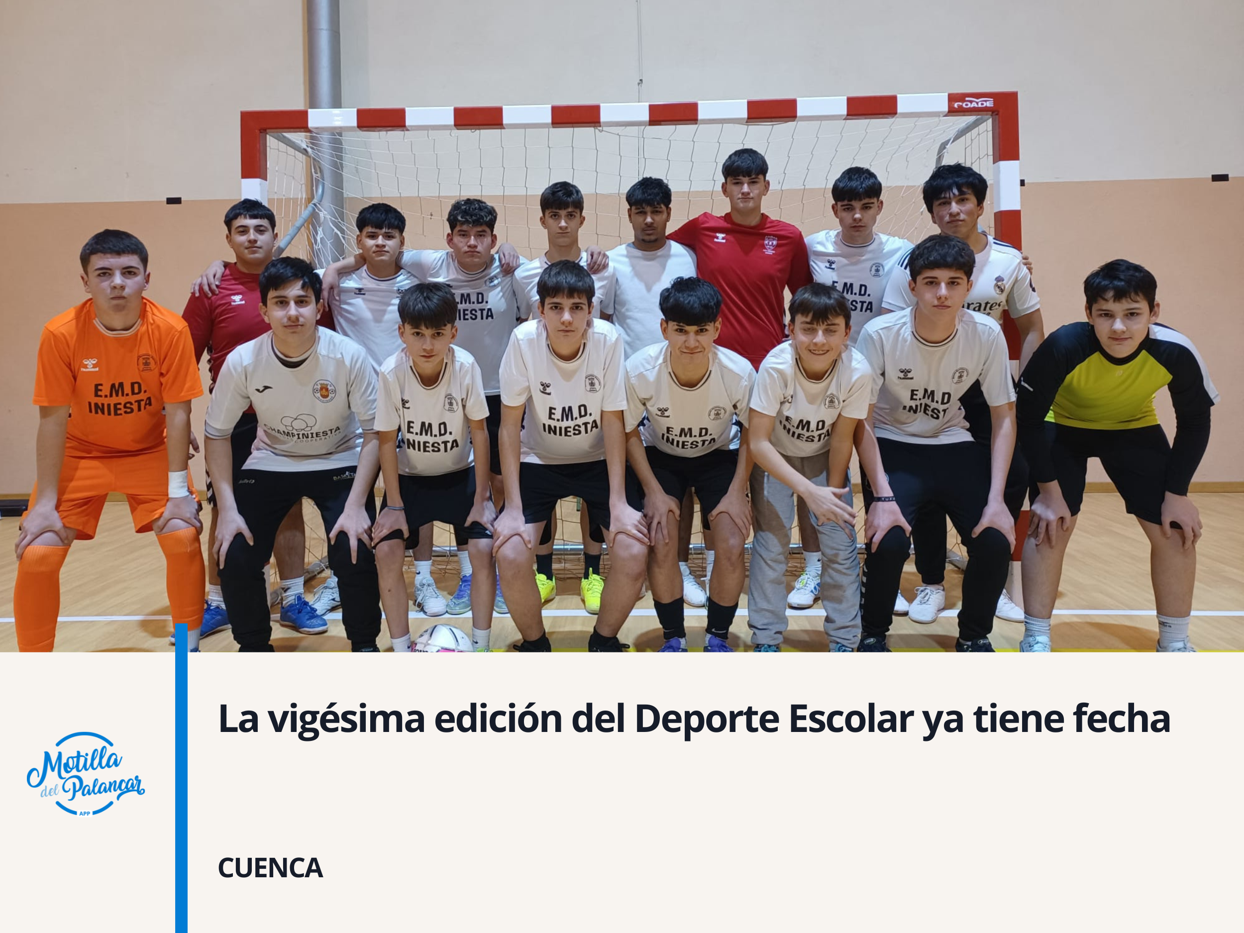 La vigésima edición del Deporte Escolar ya tiene fecha - imagen 1