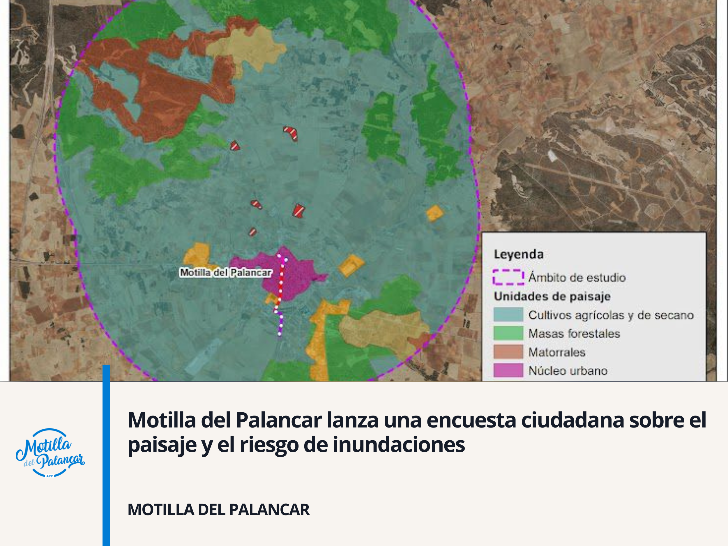 Motilla del Palancar lanza una encuesta ciudadana sobre el paisaje y el riesgo de inundaciones - imagen 1