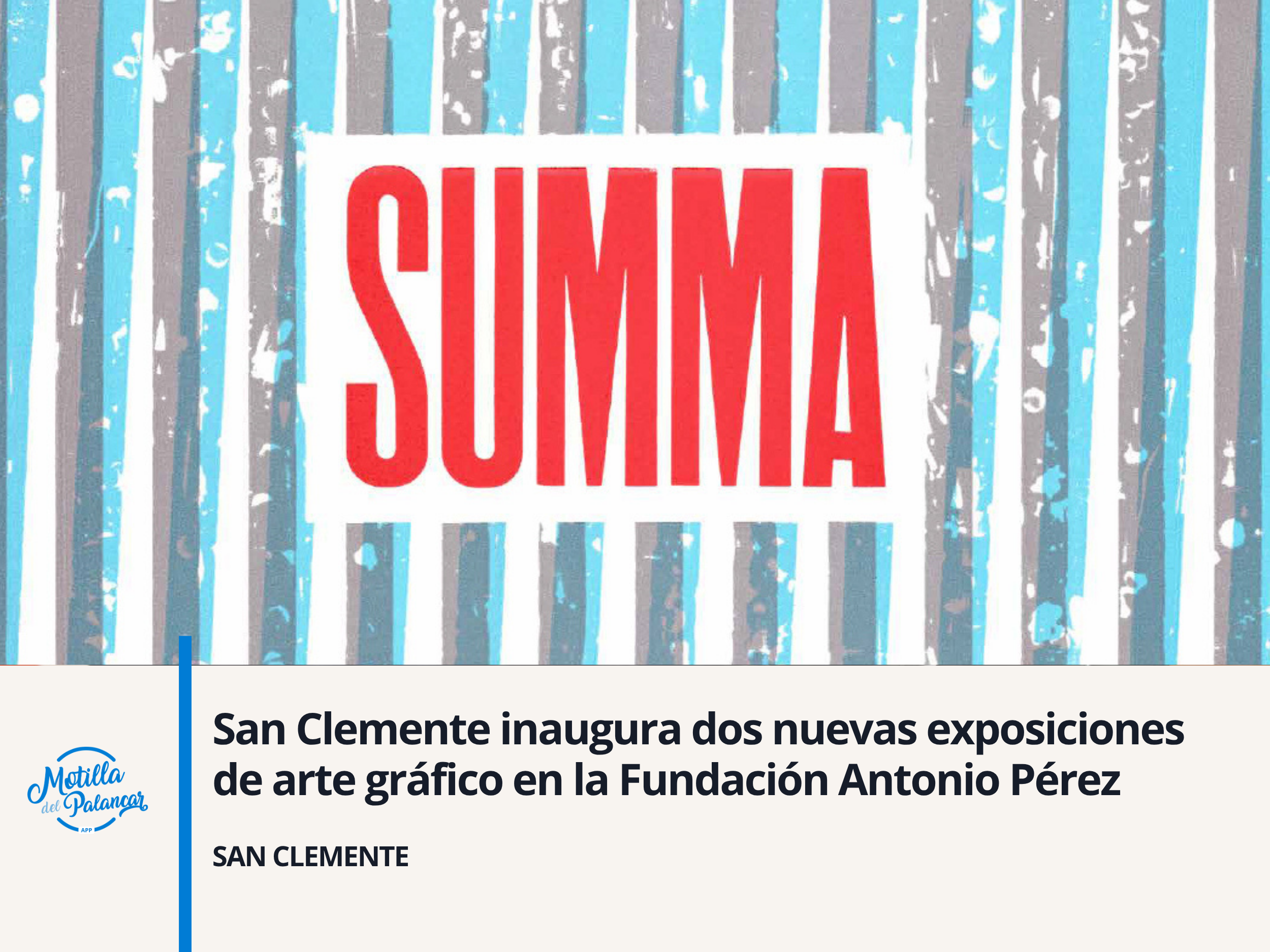 San Clemente inaugura dos nuevas exposiciones de arte gráfico en la Fundación Antonio Pérez - imagen 1