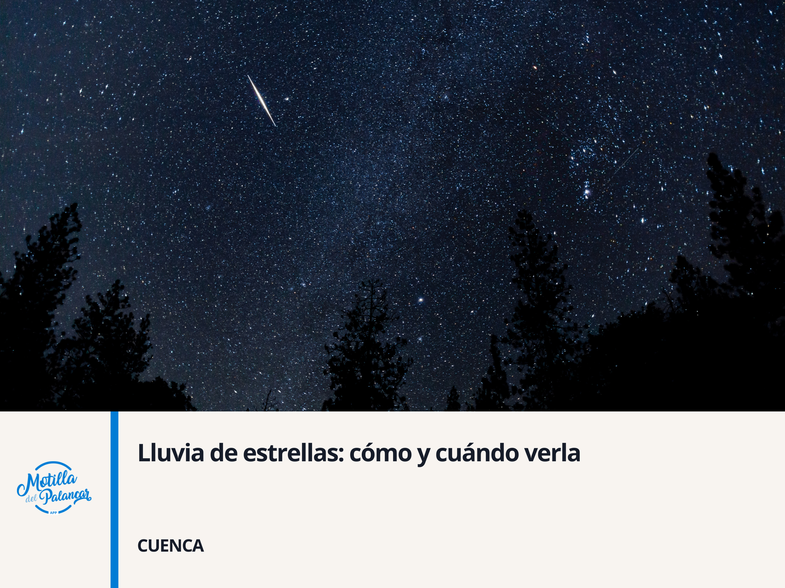 Lluvia de estrellas: cómo y cuándo verla - imagen 1