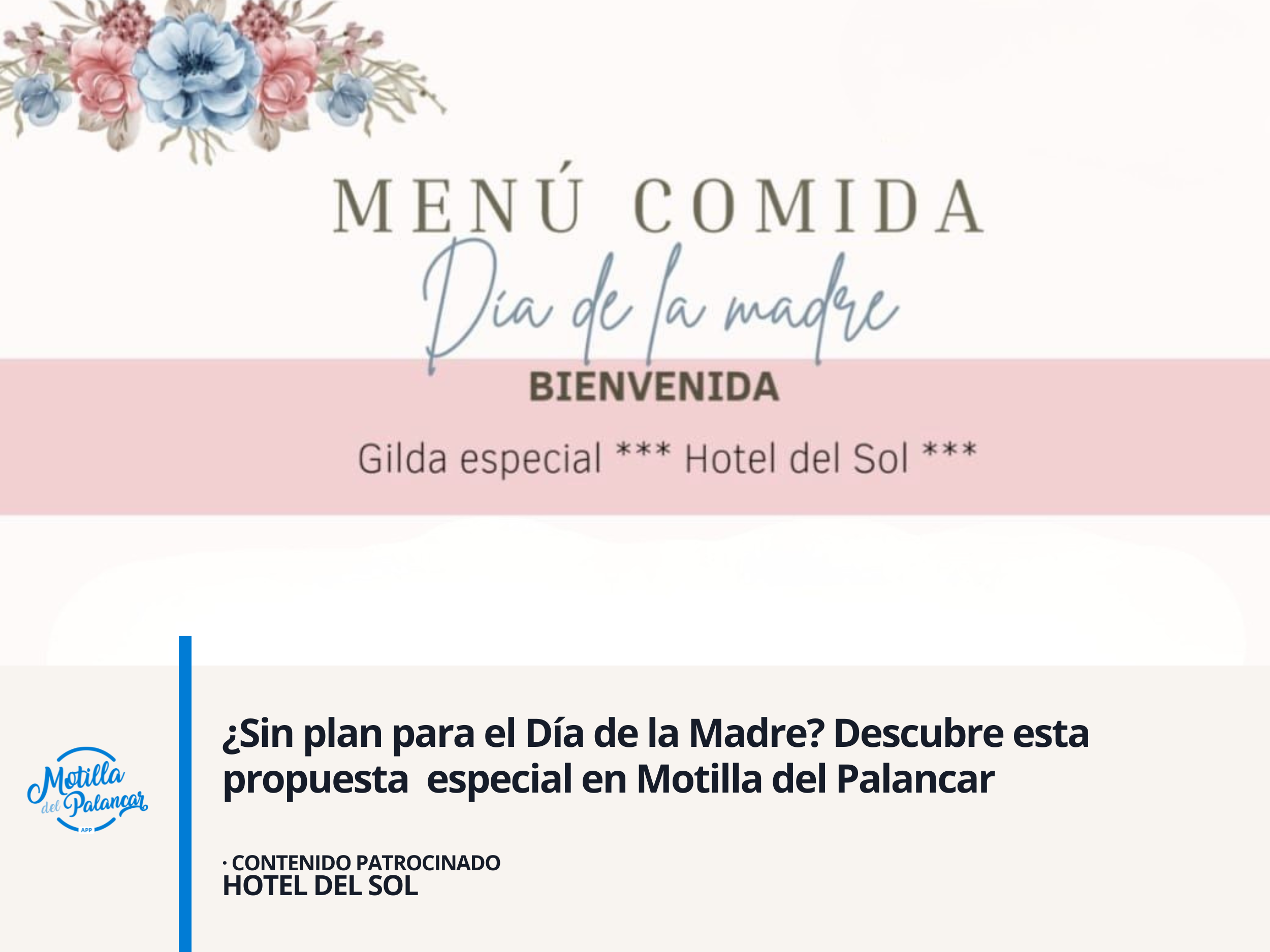 ¿Sin plan para el Día de la Madre? Descubre esta propuesta especial en Motilla del Palancar - imagen 1