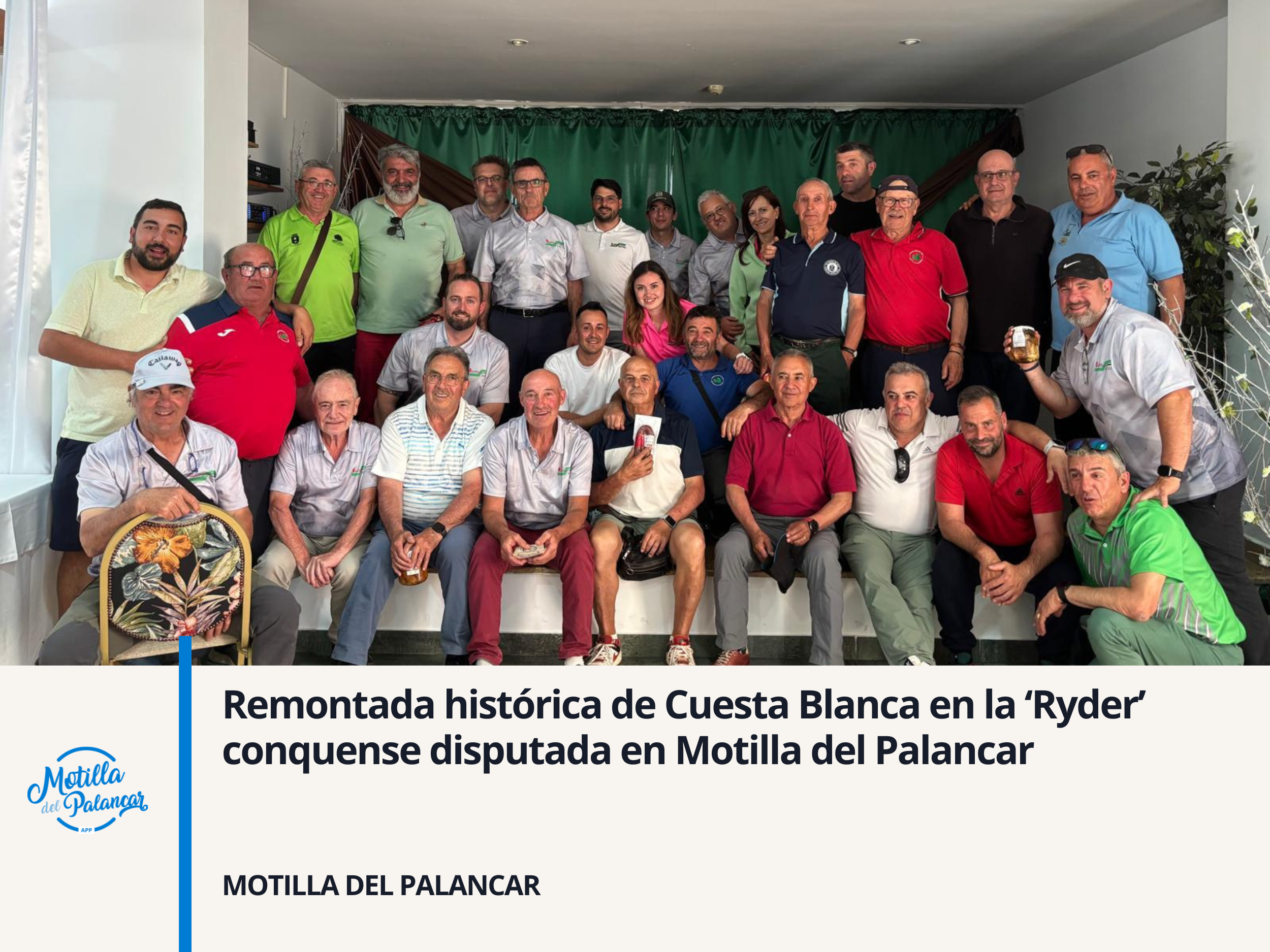 Remontada histórica de Cuesta Blanca en la ‘Ryder’ conquense disputada en Motilla del Palancar - imagen 1