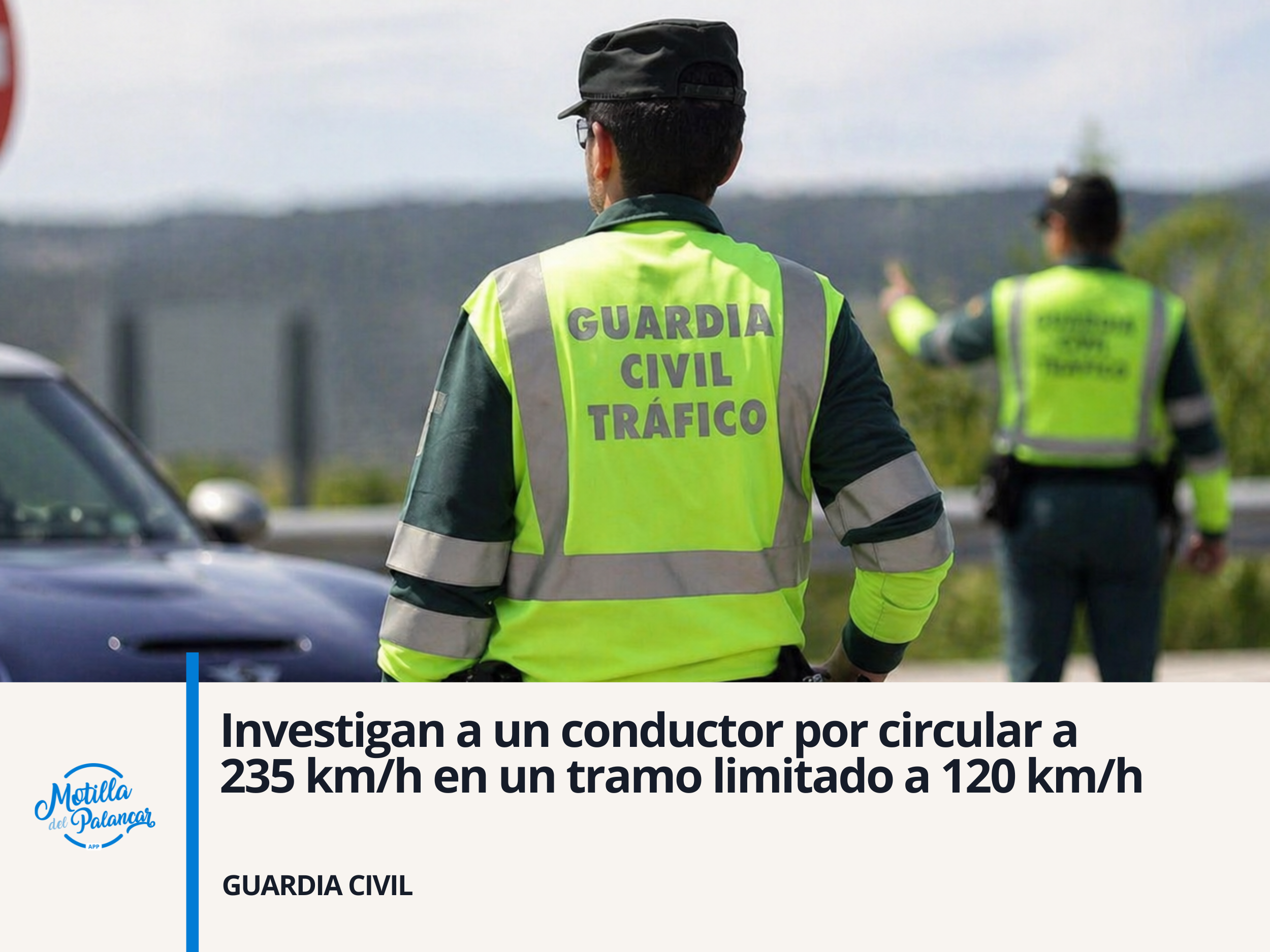  Investigan a un conductor por circular a 235 km/h en un tramo limitado a 120 km/h - imagen 1
