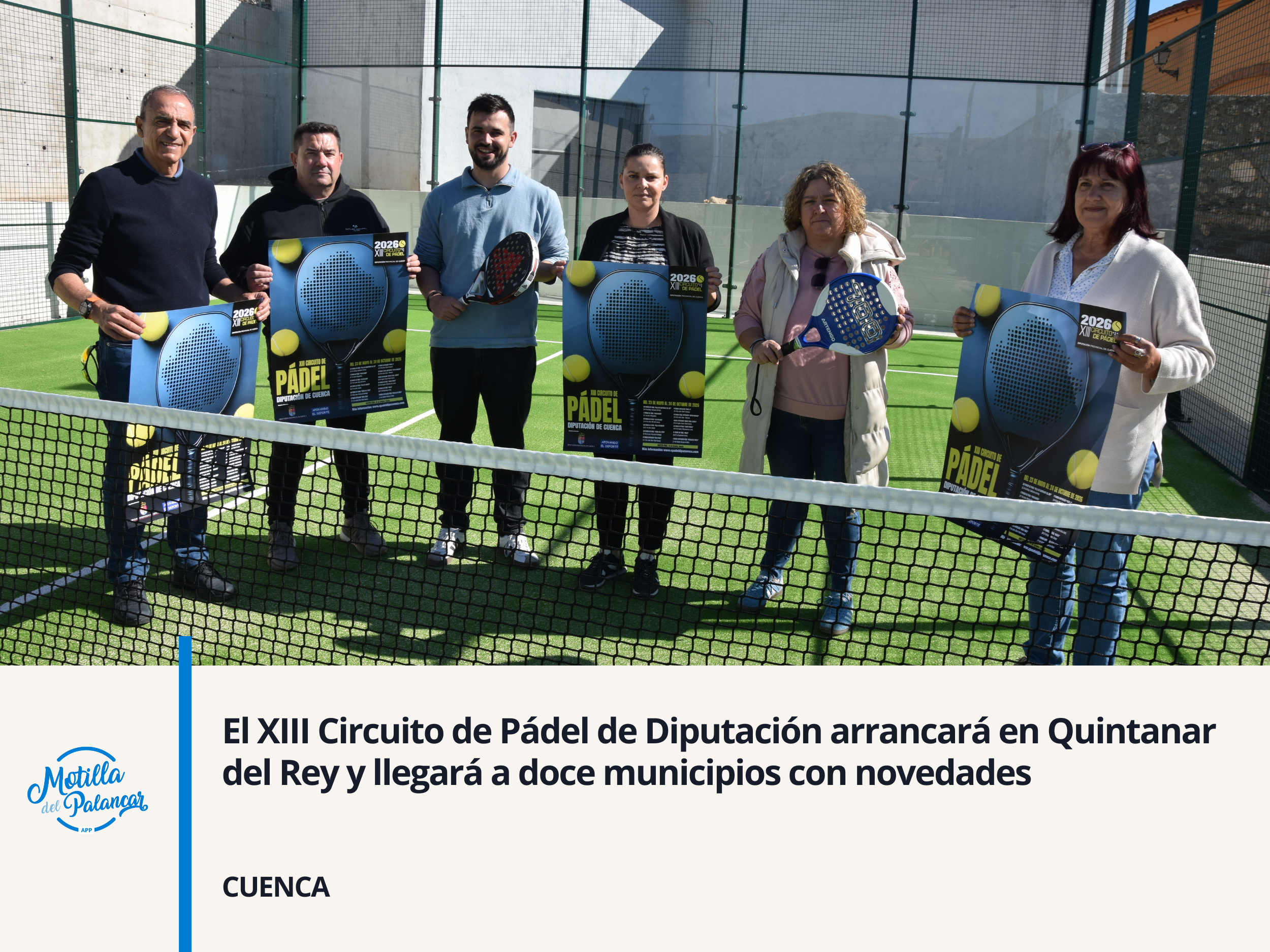 El XIII Circuito de Pádel de Diputación arrancará en Quintanar del Rey y llegará a doce municipios con novedades  - imagen 1