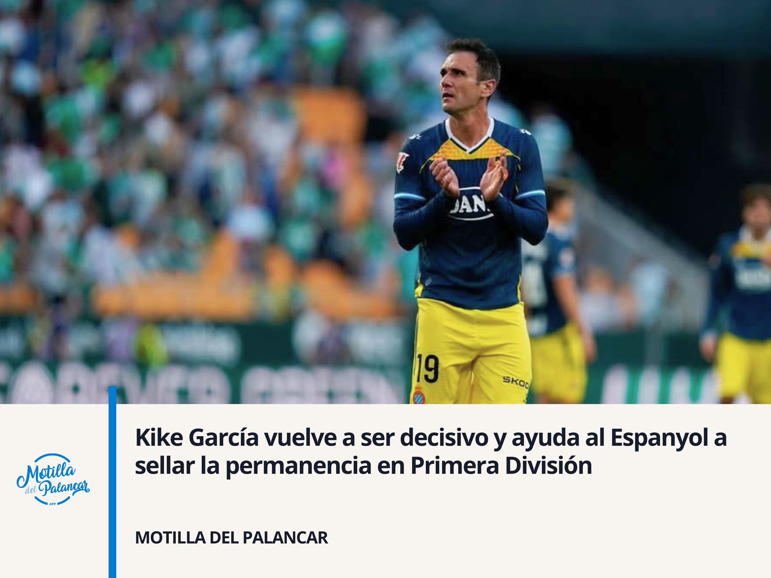 Kike García vuelve a ser decisivo y ayuda al Espanyol a sellar la permanencia en Primera División - imagen 1