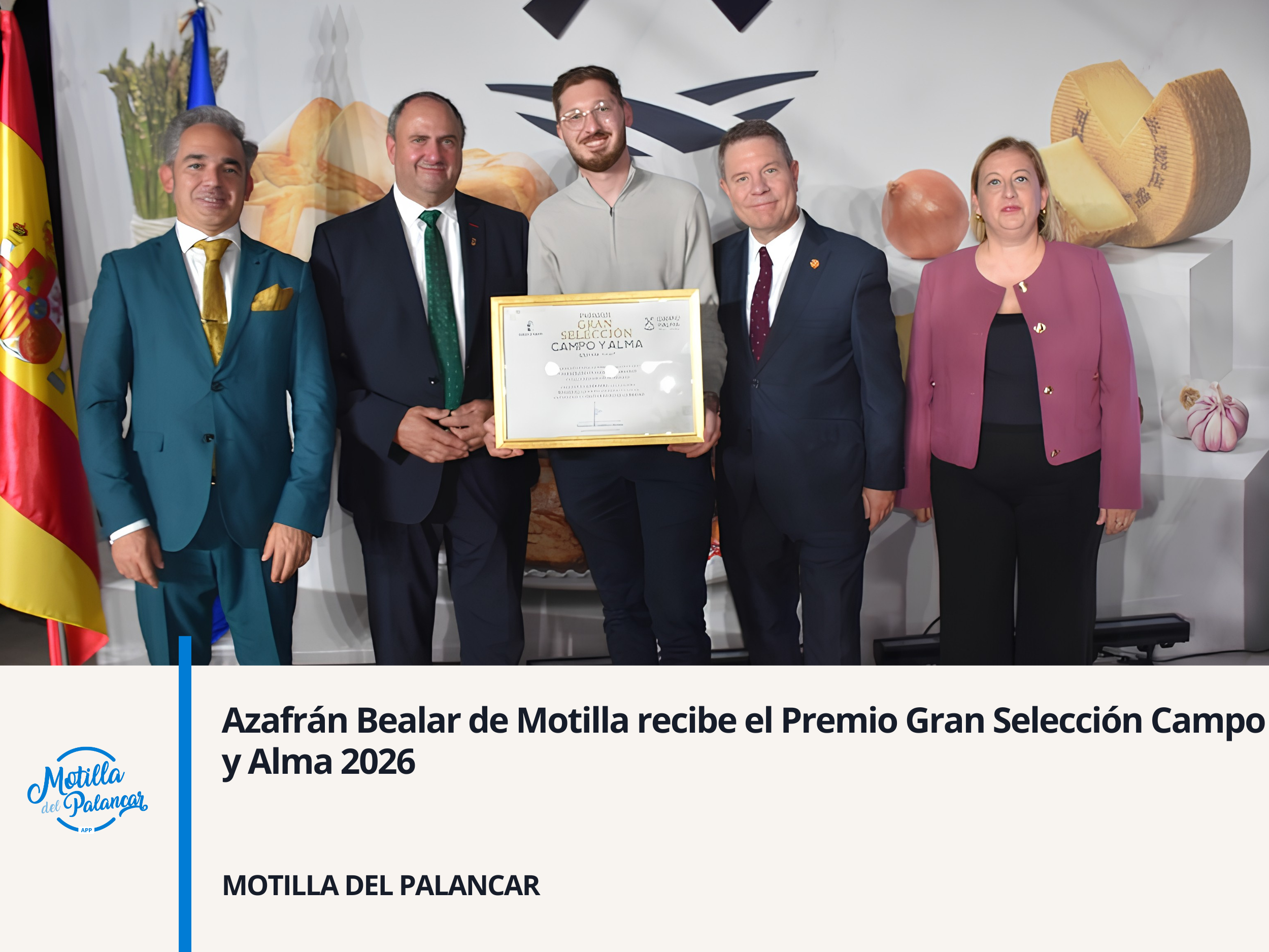 Azafrán Bealar de Motilla recibe el Premio Gran Selección Campo y Alma 2026 - imagen 1