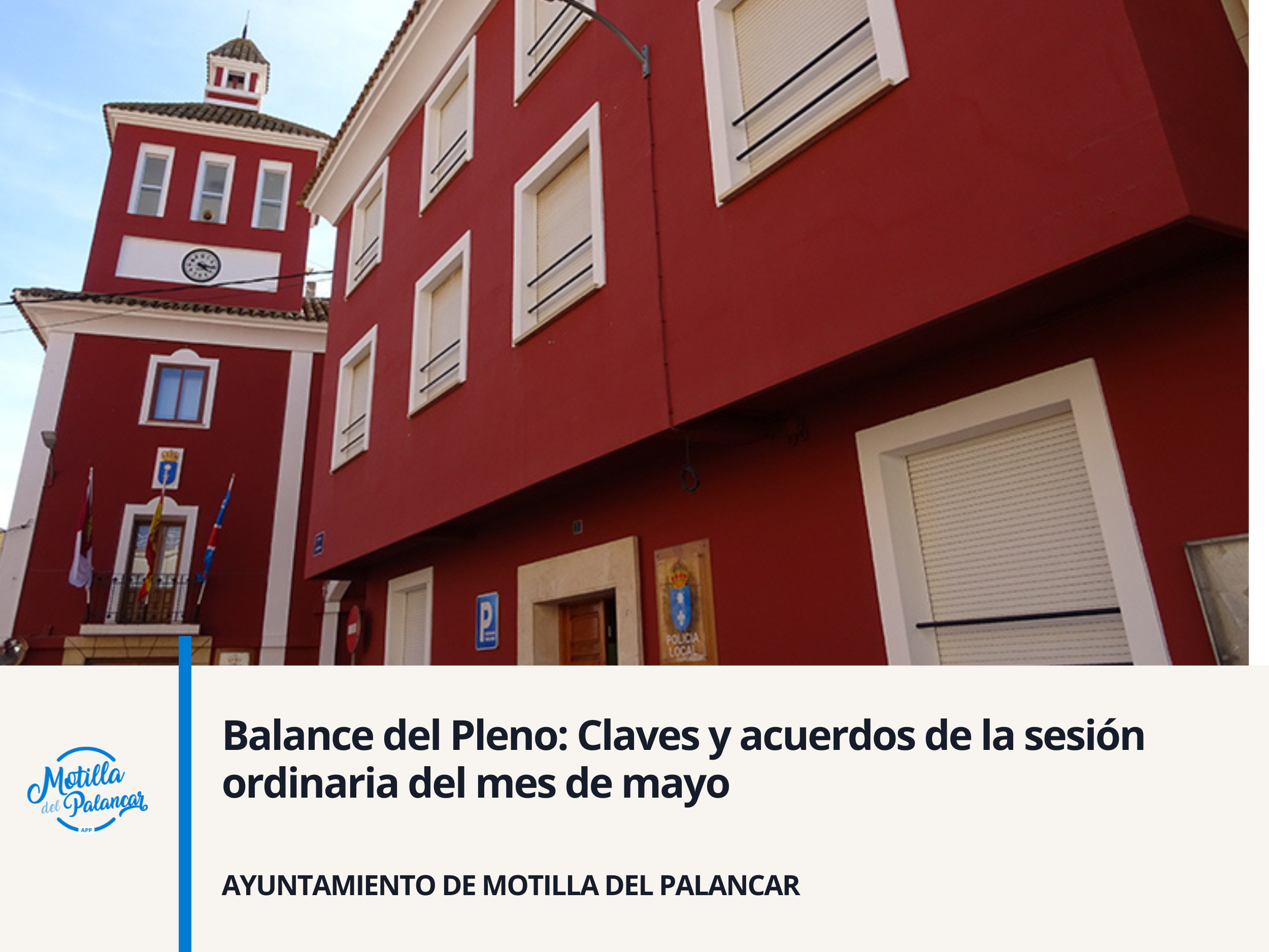 Balance del Pleno: Claves y acuerdos de la sesión ordinaria del mes de mayo - imagen 1
