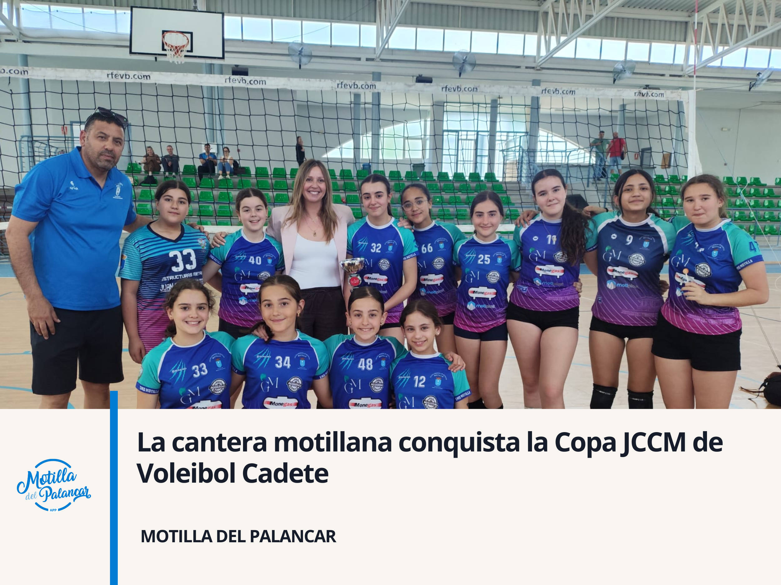La cantera motillana conquista la Copa JCCM de Voleibol Cadete - imagen 1