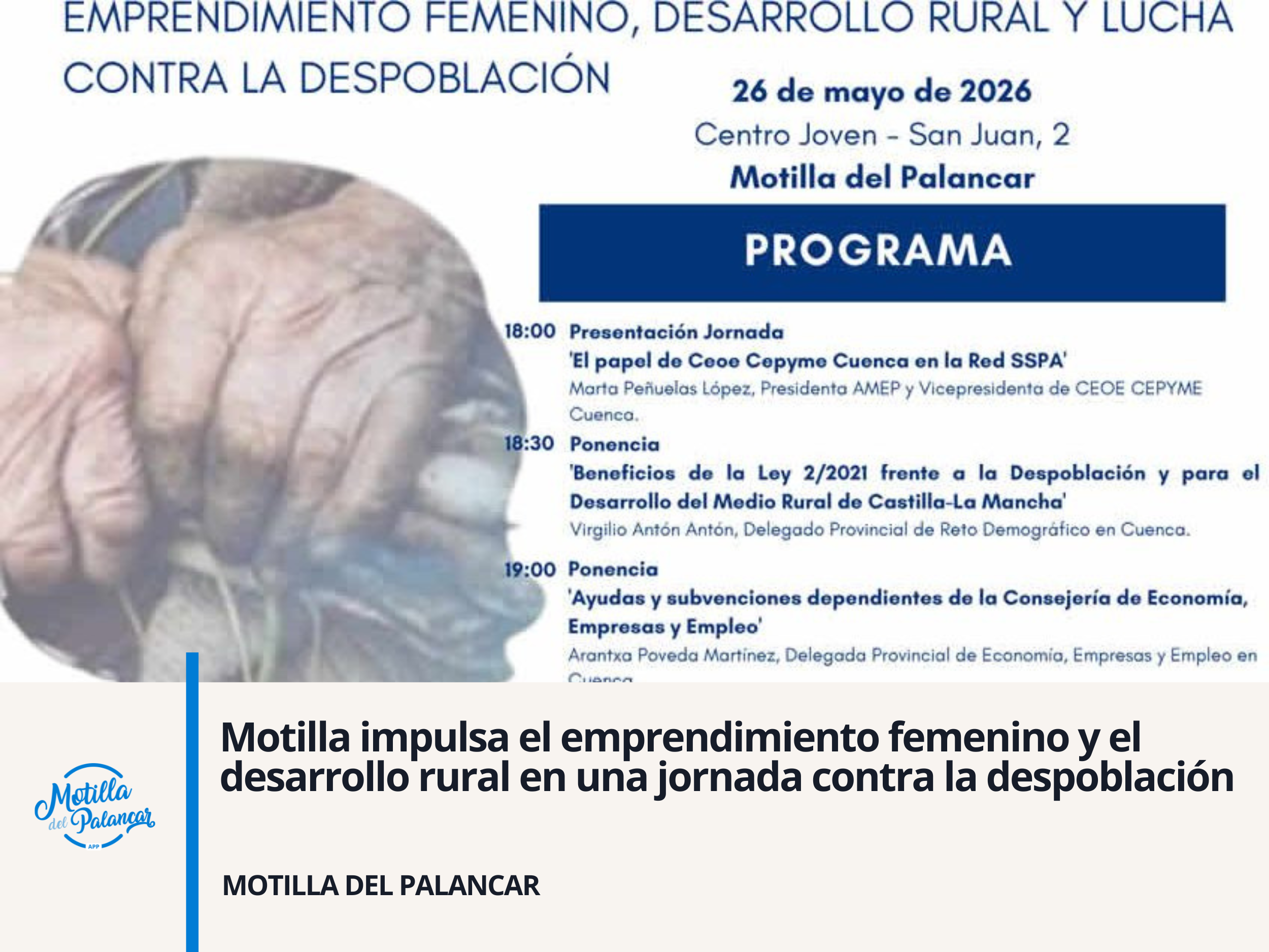 Motilla impulsa el emprendimiento femenino y el desarrollo rural en una jornada contra la despoblación - imagen 1