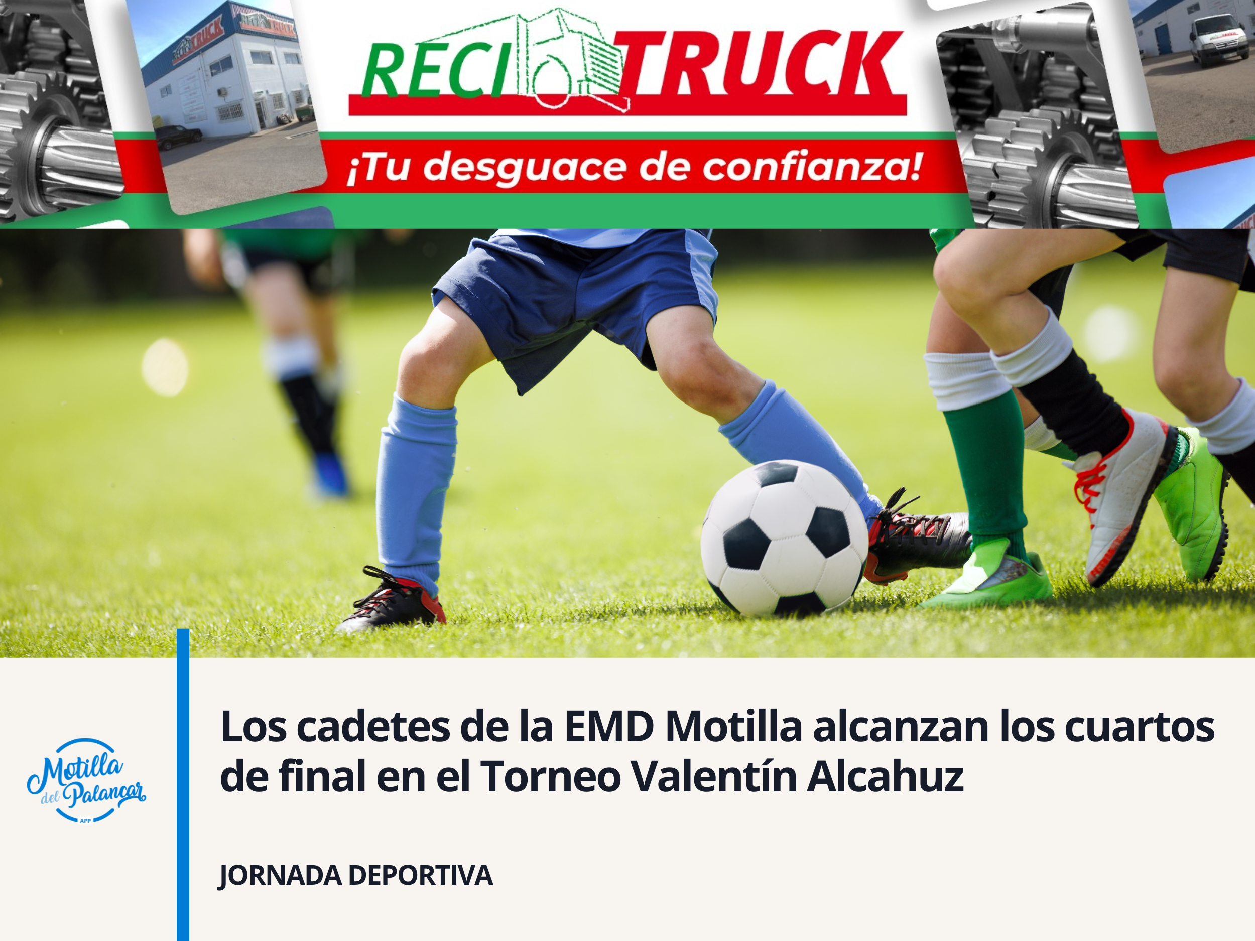 Los cadetes de la EMD Motilla alcanzan los cuartos de final en el Torneo Valentín Alcahuz - imagen 1