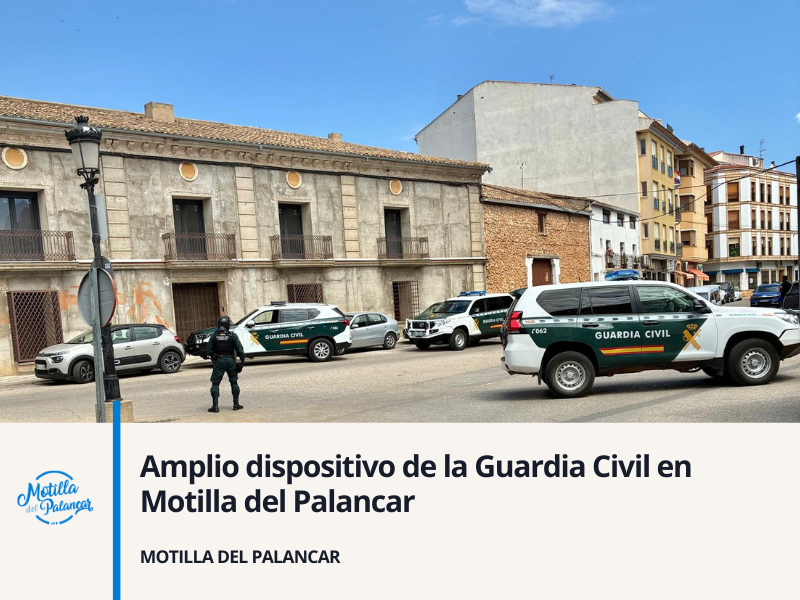 Amplio dispositivo de la Guardia Civil en Motilla del Palancar - imagen 1