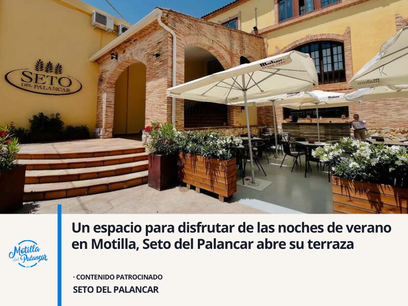 Un espacio para disfrutar de las noches de verano en Motilla, Seto del Palancar abre su terraza - imagen 1