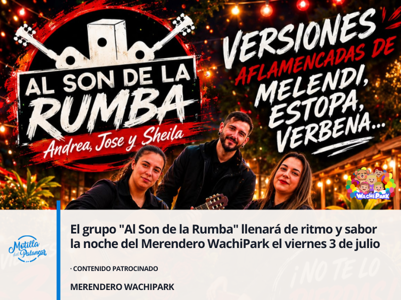 El grupo "Al Son de la Rumba" llenará de ritmo y sabor la noche del Mendero WachiPark este viernes 3 de julio - imagen 1