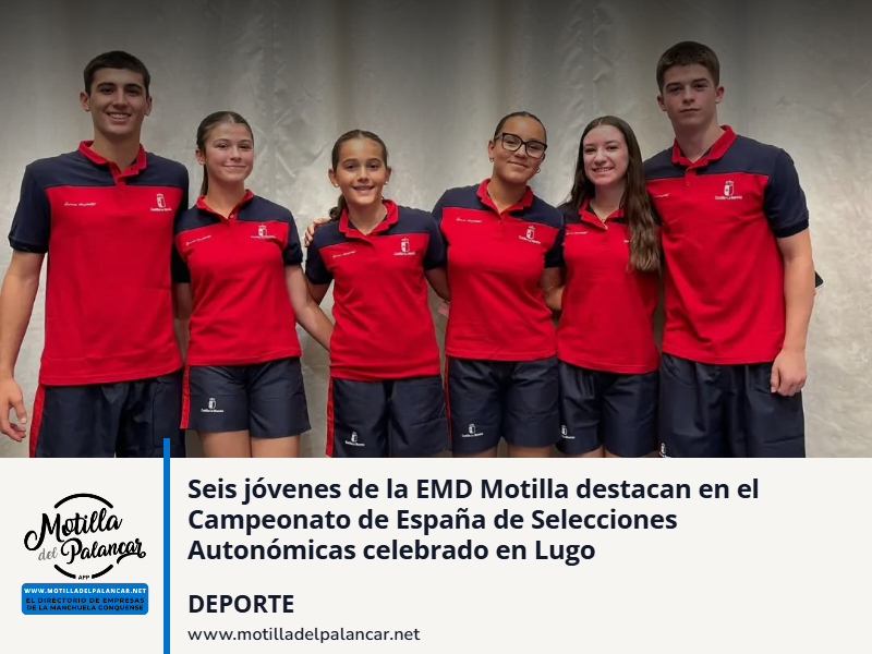 Seis jóvenes de la EMD Motilla destacan en el Campeonato de España de Selecciones Autonómicas celebrado en Lugo - imagen 1