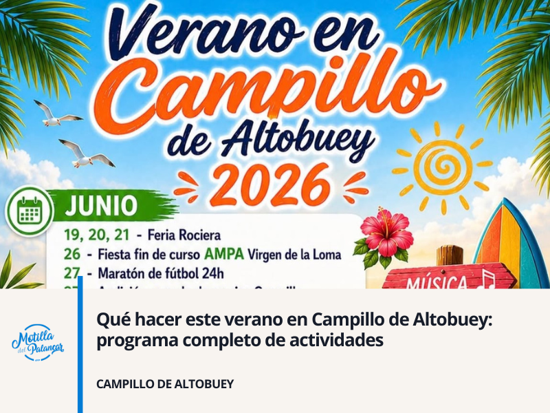 Qué hacer este verano en Campillo de Altobuey: programa completo de actividades - imagen 1