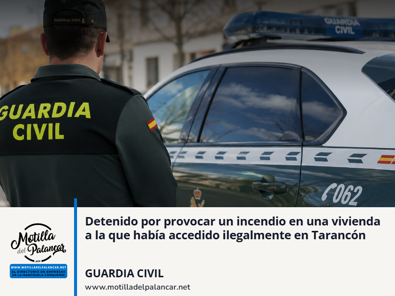 Detenido por provocar un incendio en una vivienda a la que había accedido ilegalmente en Tarancón - imagen 1