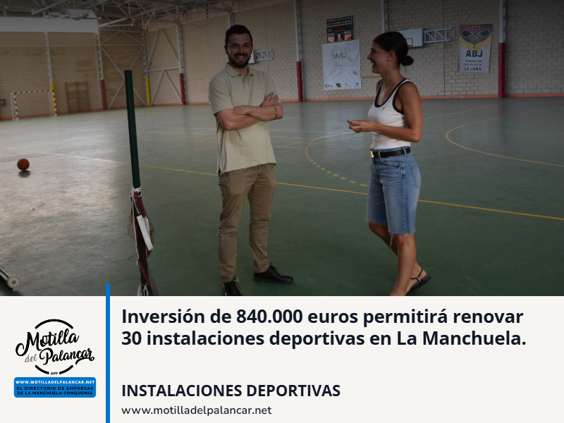 Inversión de 840.000 euros permitirá renovar 30 instalaciones deportivas en La Manchuela. - imagen 1