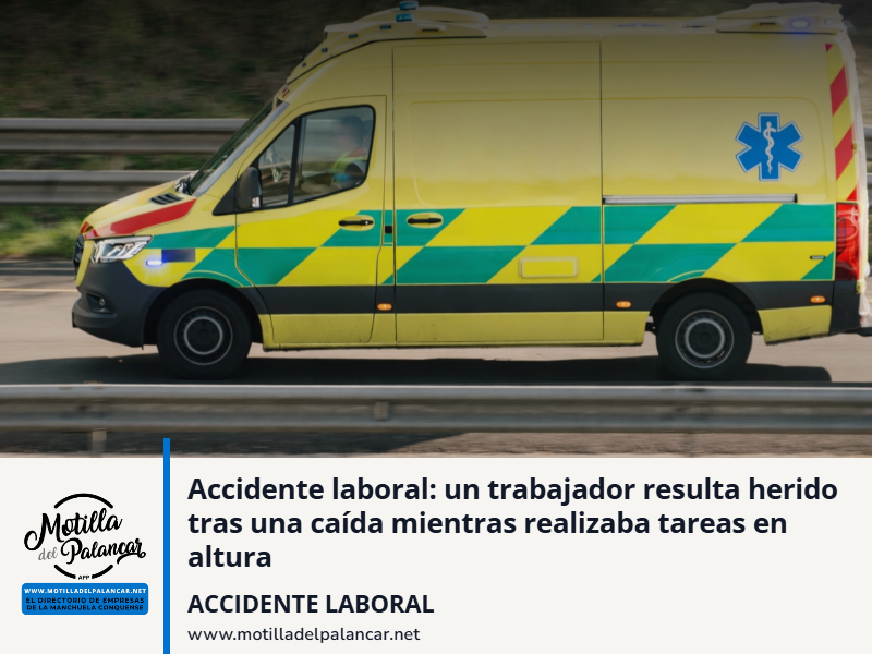 Accidente laboral: un trabajador resulta herido tras una caída mientras realizaba tareas en altura - imagen 1