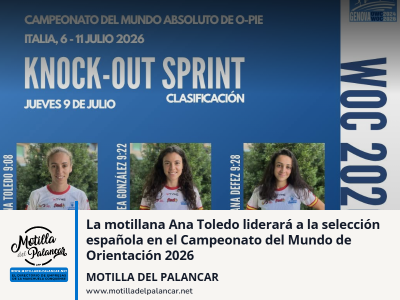 La motillana Ana Toledo liderará a la selección española en el Campeonato del Mundo de Orientación 2026 - imagen 1