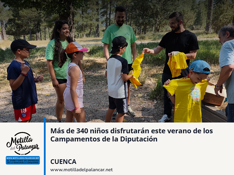 Más de 340 niños disfrutarán este verano de los Campamentos de la Diputación - imagen 1