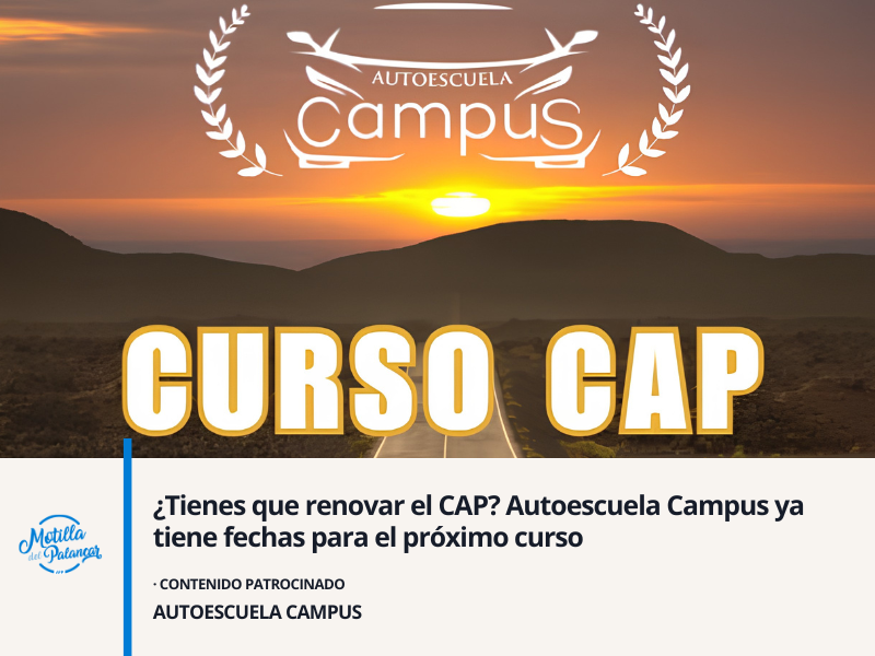 ¿Tienes que renovar el CAP? Autoescuela Campus ya tiene fechas para el próximo curso - imagen 1