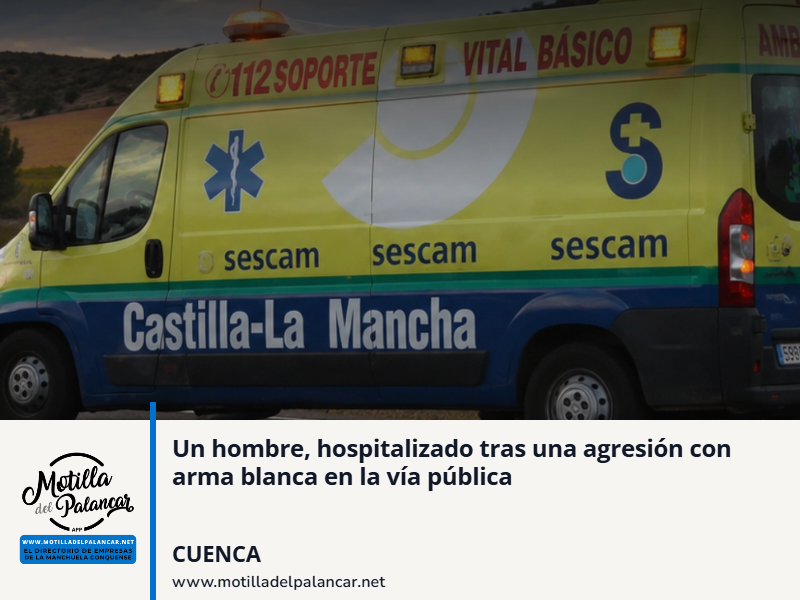 Un hombre, hospitalizado tras una agresión con arma blanca en la vía pública - imagen 1