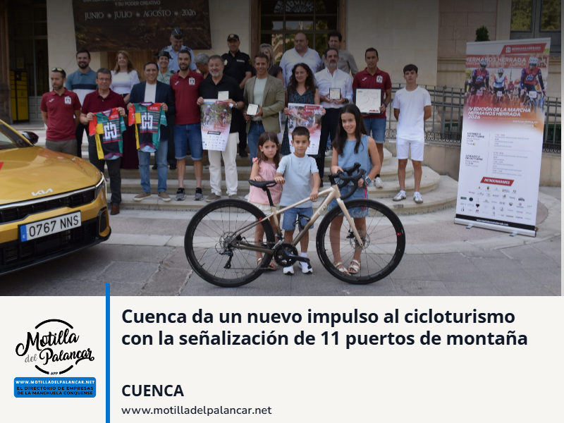 Cuenca da un nuevo impulso al cicloturismo con la señalización de 11 puertos de montaña - imagen 1