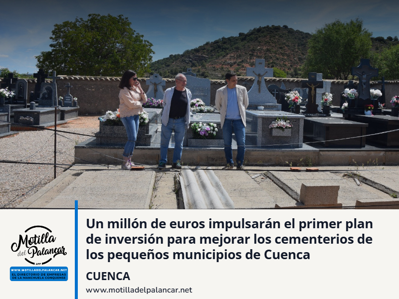 Un millón de euros impulsarán el primer plan de inversión para mejorar los cementerios de los pequeños municipios de Cuenca - imagen 1