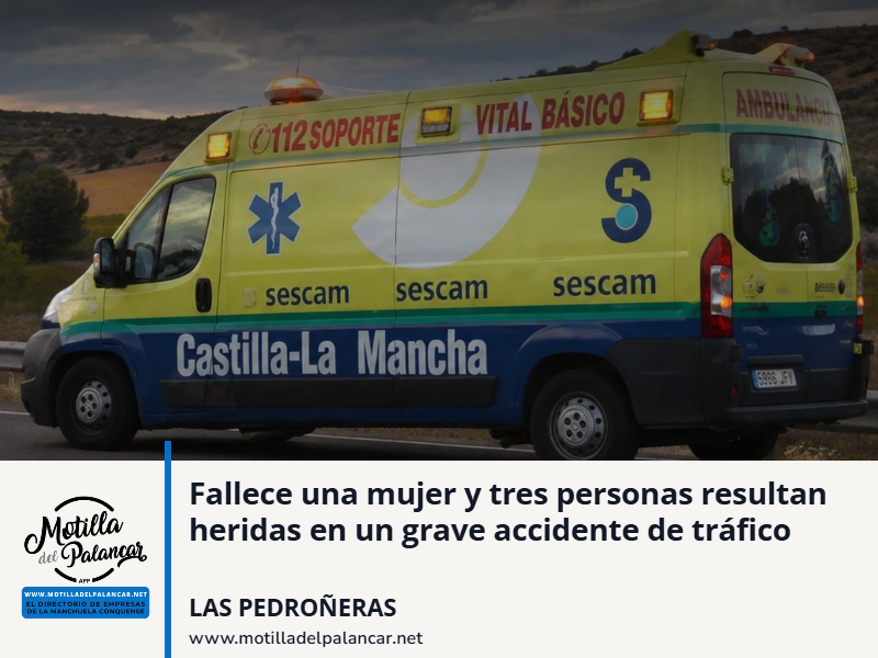 Fallece una mujer y tres personas resultan heridas en un grave accidente de tráfico - imagen 1
