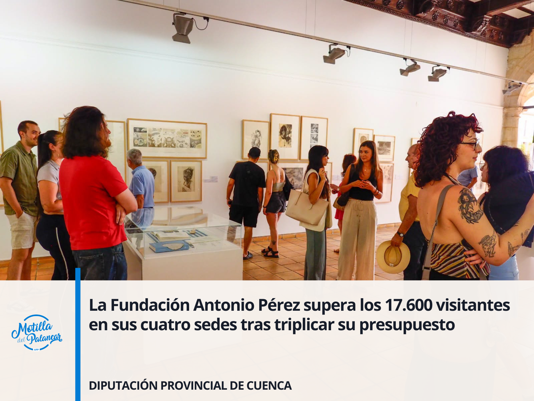 La Fundación Antonio Pérez supera los 17.600 visitantes en sus cuatro sedes tras triplicar su presupuesto - imagen 1