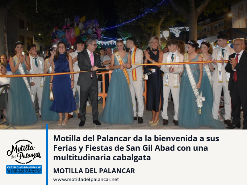 Motilla del Palancar da la bienvenida a sus Ferias y Fiestas de San Gil Abad con una multitudinaria cabalgata - imagen 1