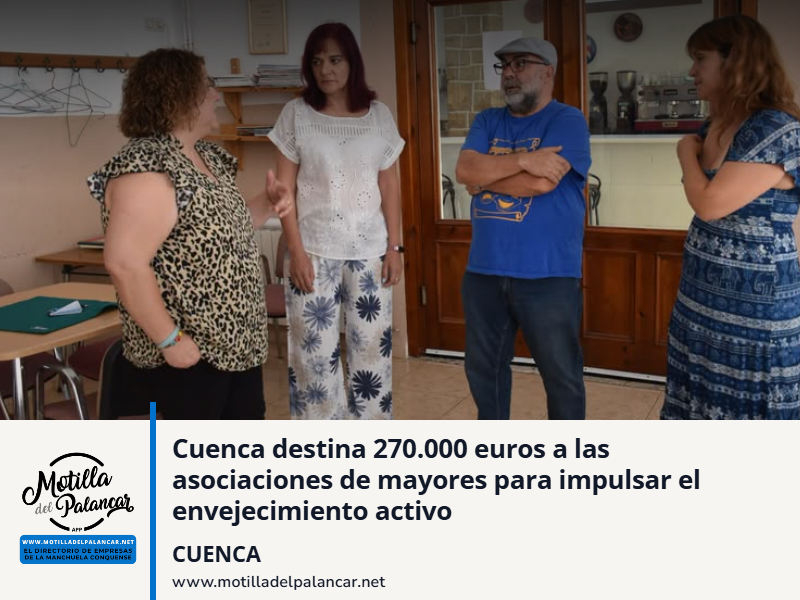 Cuenca destina 270.000 euros a las asociaciones de mayores para impulsar el envejecimiento activo - imagen 1