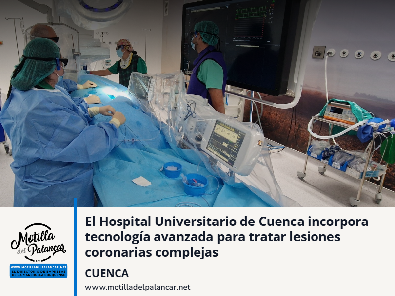 El Hospital Universitario de Cuenca incorpora tecnología avanzada para tratar lesiones coronarias complejas - imagen 1