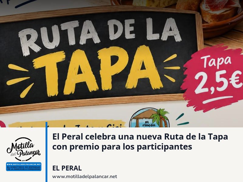 El Peral celebra una nueva Ruta de la Tapa con premio para los participantes - imagen 1