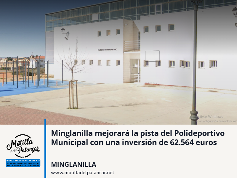 Minglanilla mejorará la pista del Polideportivo Municipal con una inversión de 62.564 euros - imagen 1