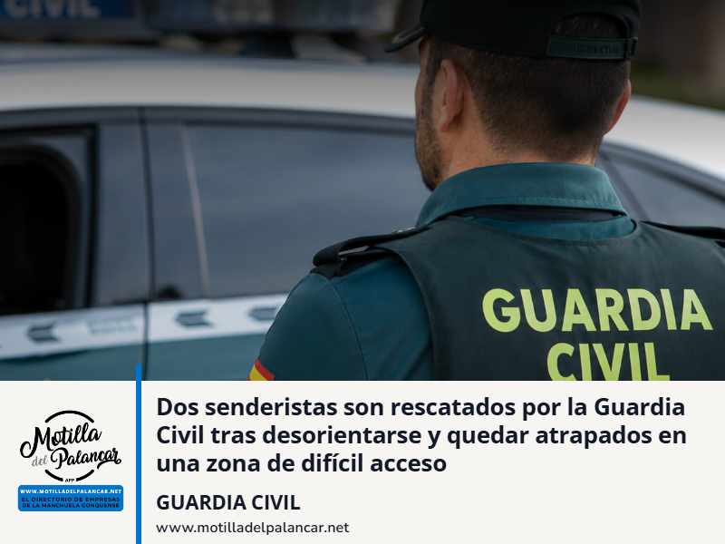 Dos senderistas son rescatados por la Guardia Civil tras desorientarse y quedar atrapados en una zona de difícil acceso - imagen 1