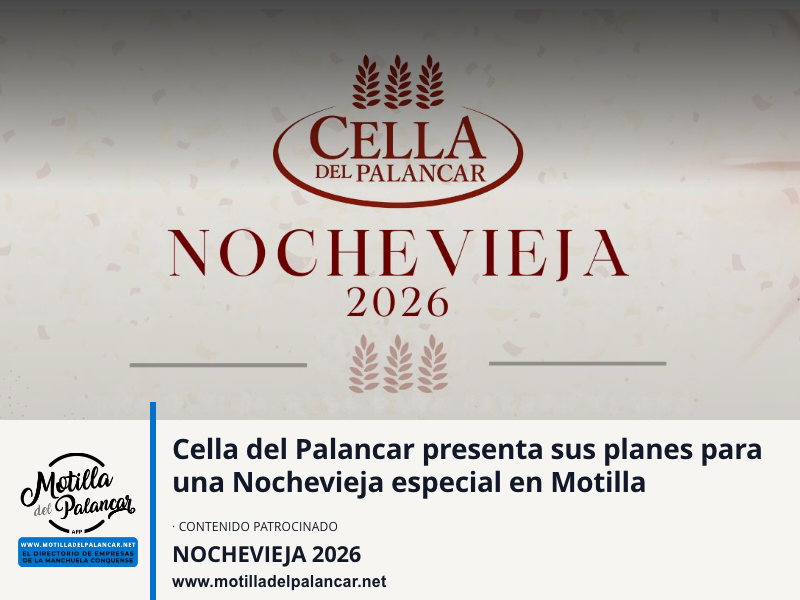Cella del Palancar presenta sus planes para una Nochevieja especial en Motilla - imagen 1