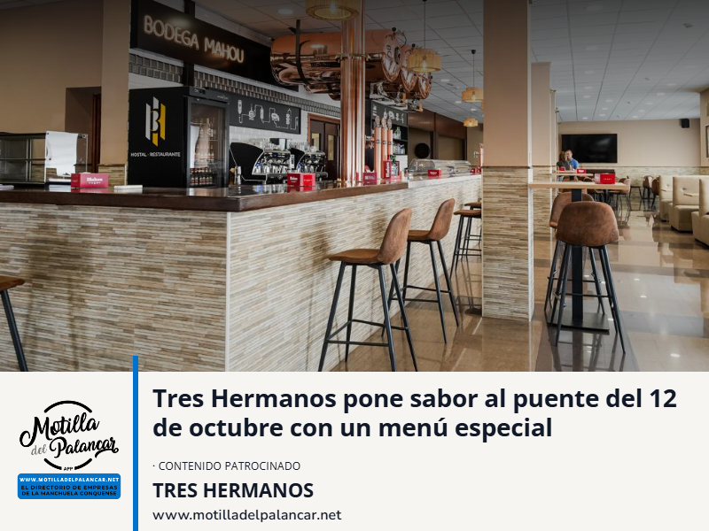 Tres Hermanos pone sabor al puente del 12 de octubre con un menú especial - imagen 1