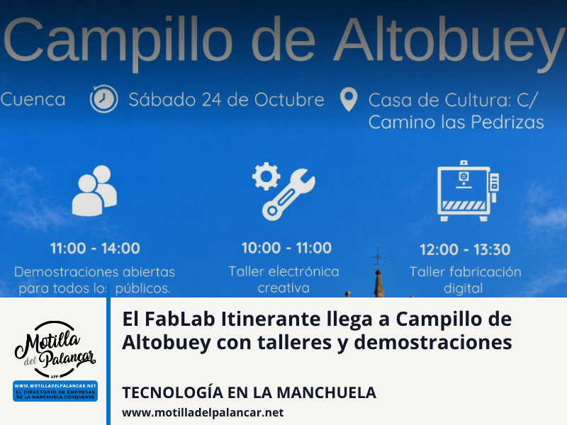 El FabLab Itinerante estará en Campillo el próximo 24 de Octubre - imagen 1