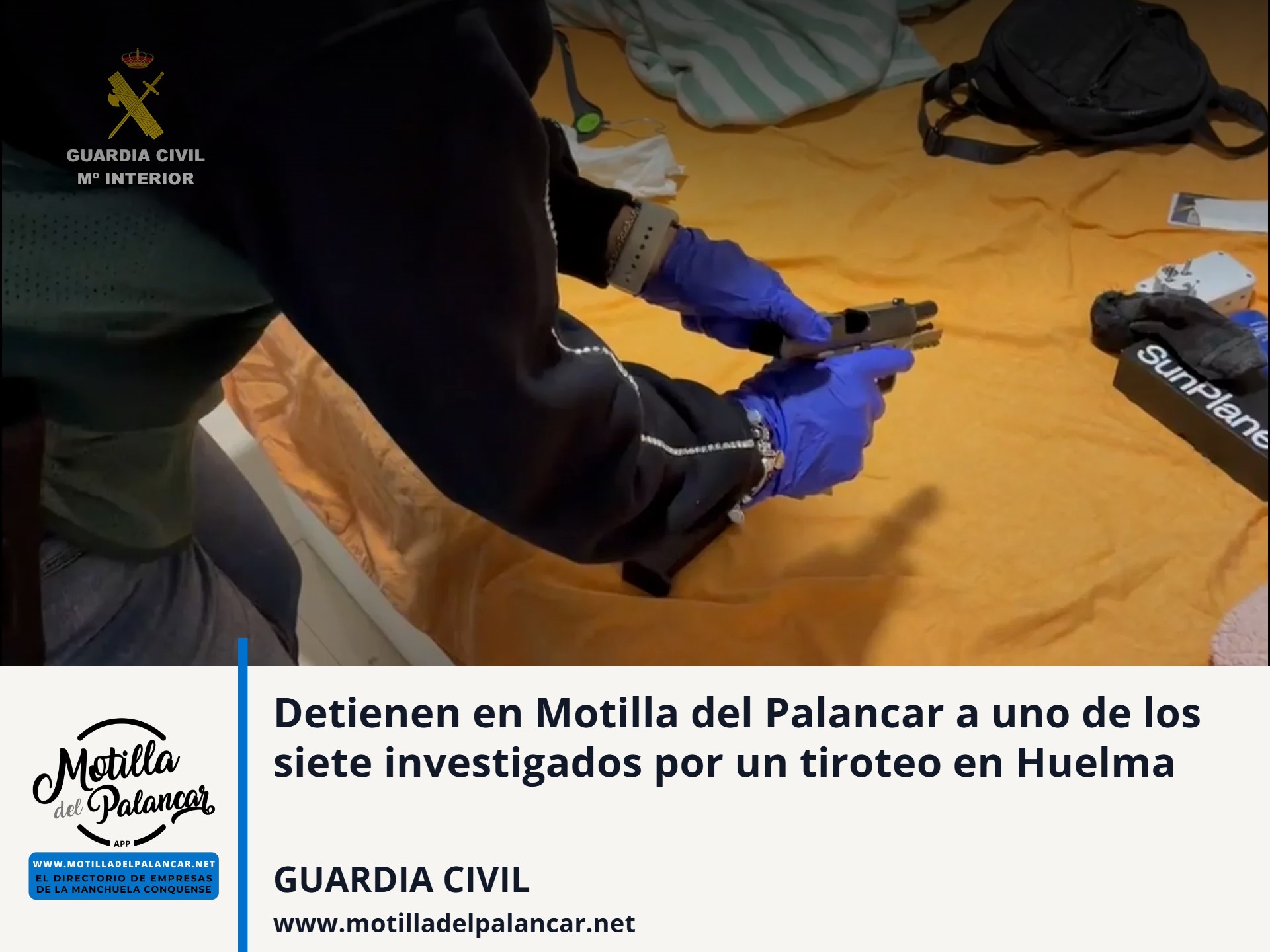Detienen en Motilla del Palancar a uno de los siete investigados por un tiroteo en Huelma - imagen 1