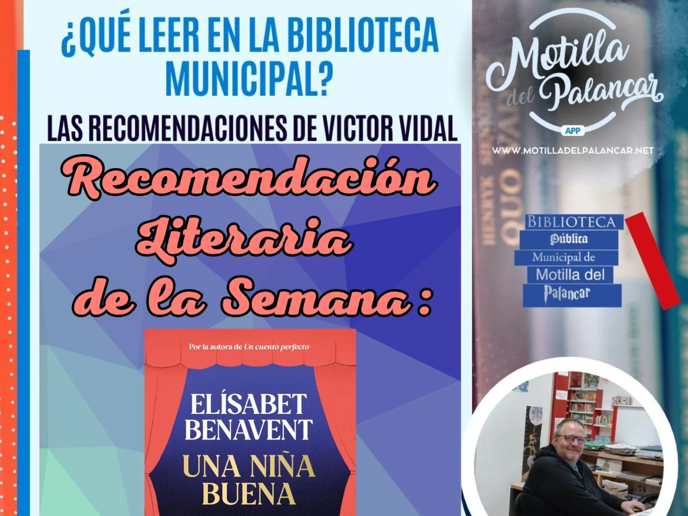 La recomendación semanal de Víctor Vidal: ¿Qué leer en la Biblioteca Municipal? - imagen 1